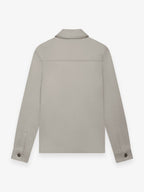 Supima Zip Overshirt | Granite