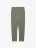 Wool Stretch Tapered Trousers | Sage Green