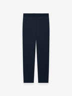 Wool Stretch Tapered Trousers | Dark Navy