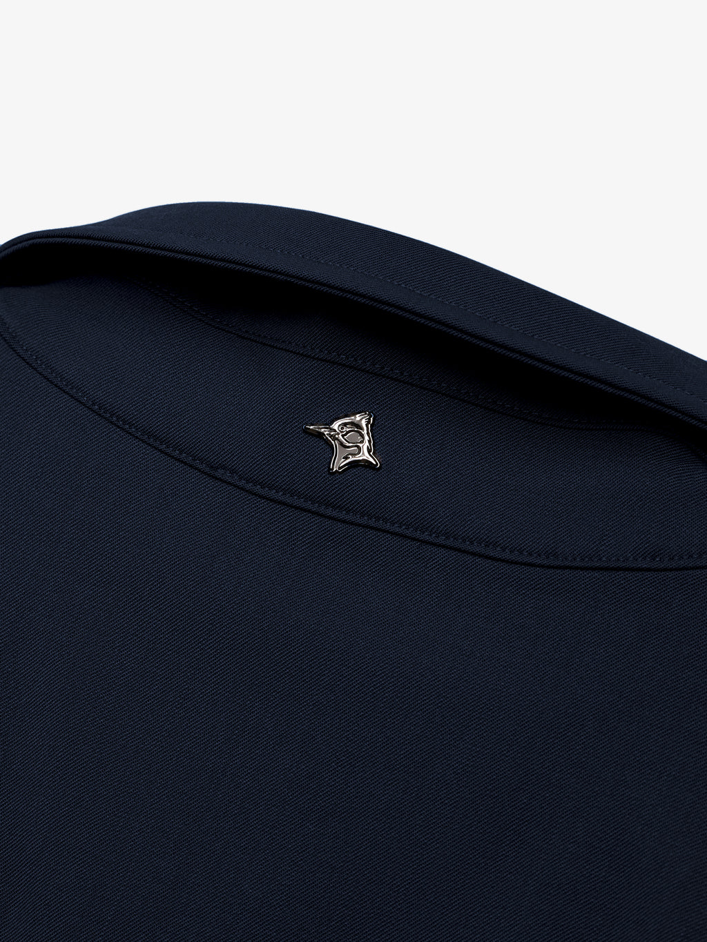 Wool Stretch Bowling Jacket | Dark Navy