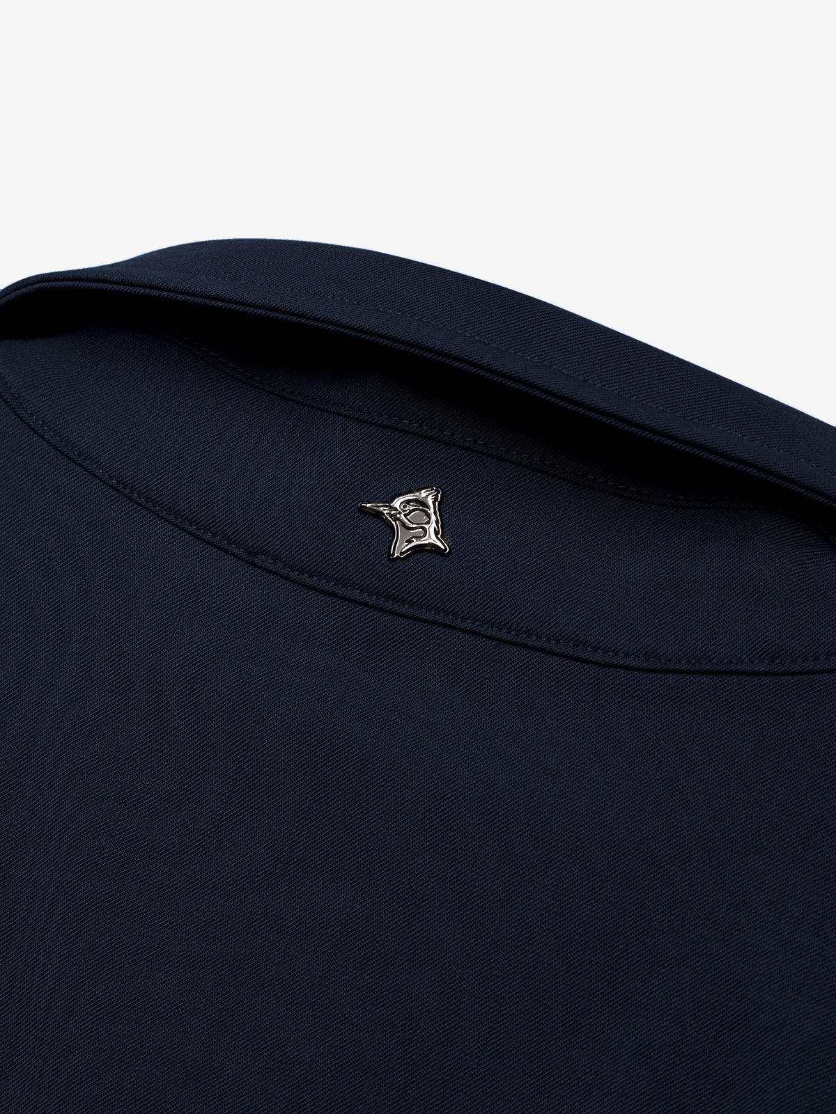 Wool Stretch Bowling Jacket | Dark Navy