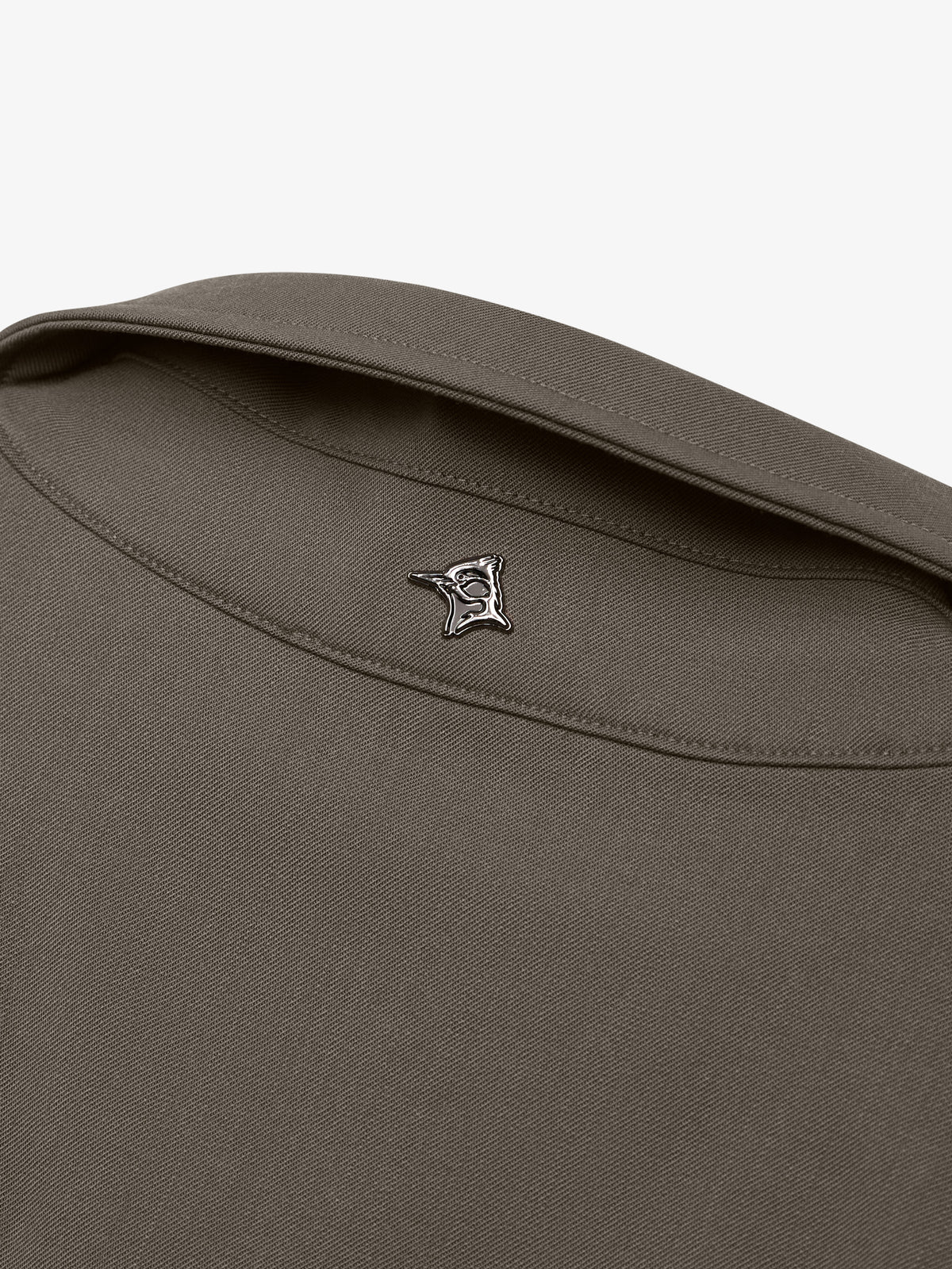 Wool Stretch Bowling Jacket | Taupe