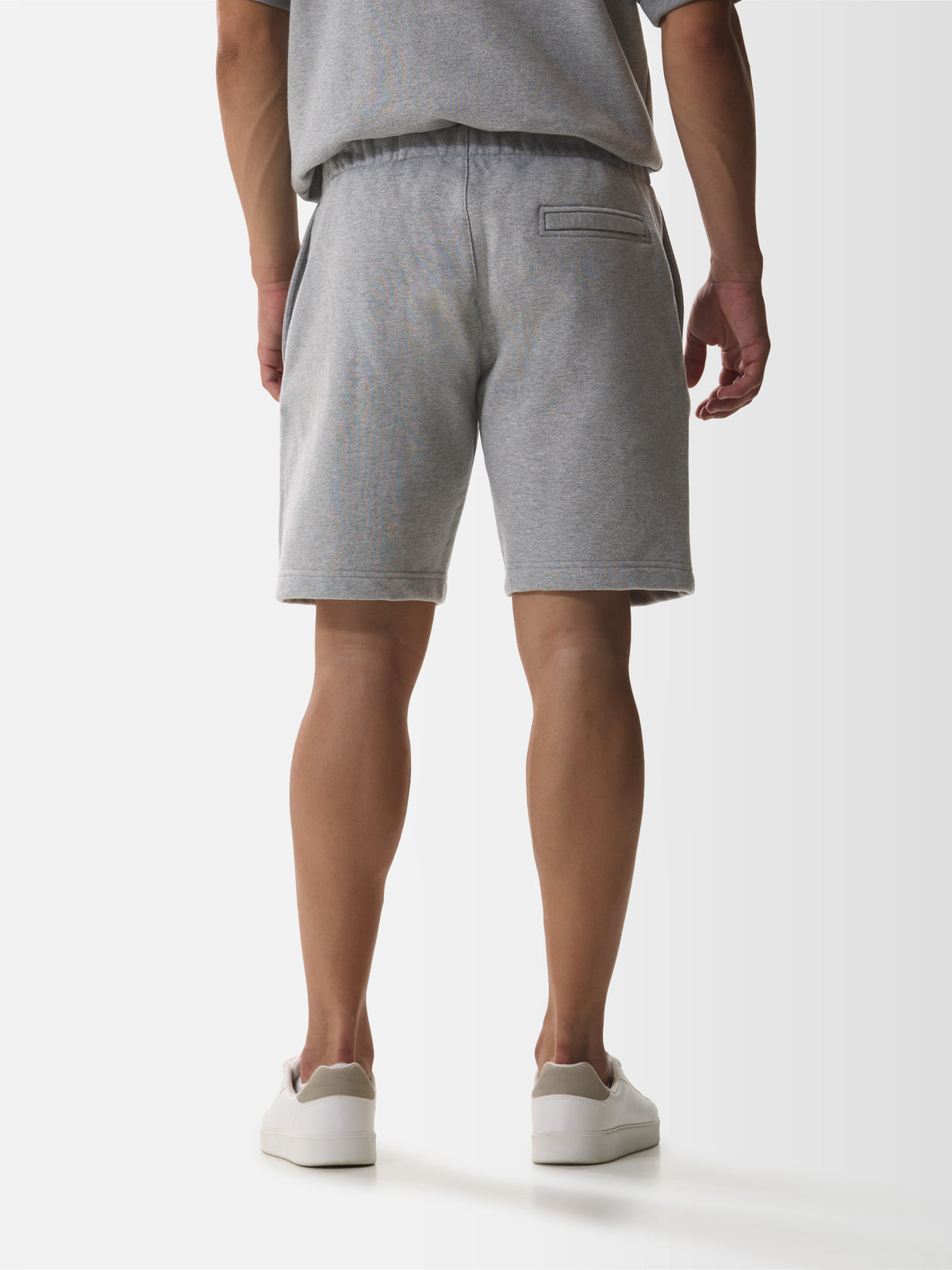 Fleece Sport Short | Light Grey Melange