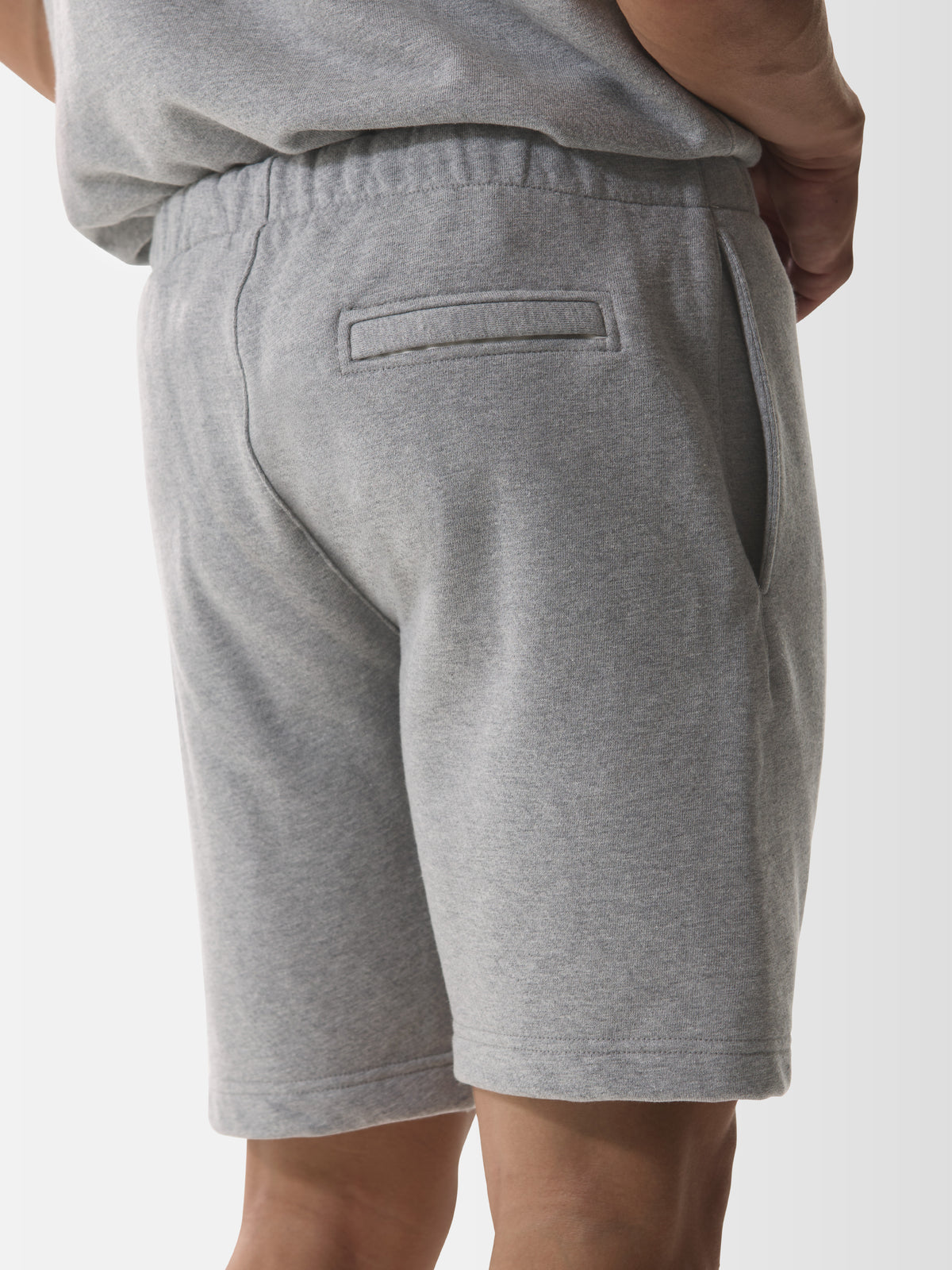 Fleece Sport Short | Light Grey Melange