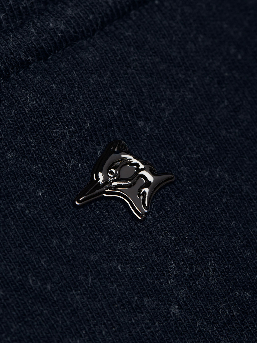 Fleece Oversized T-Shirt | Dark Navy