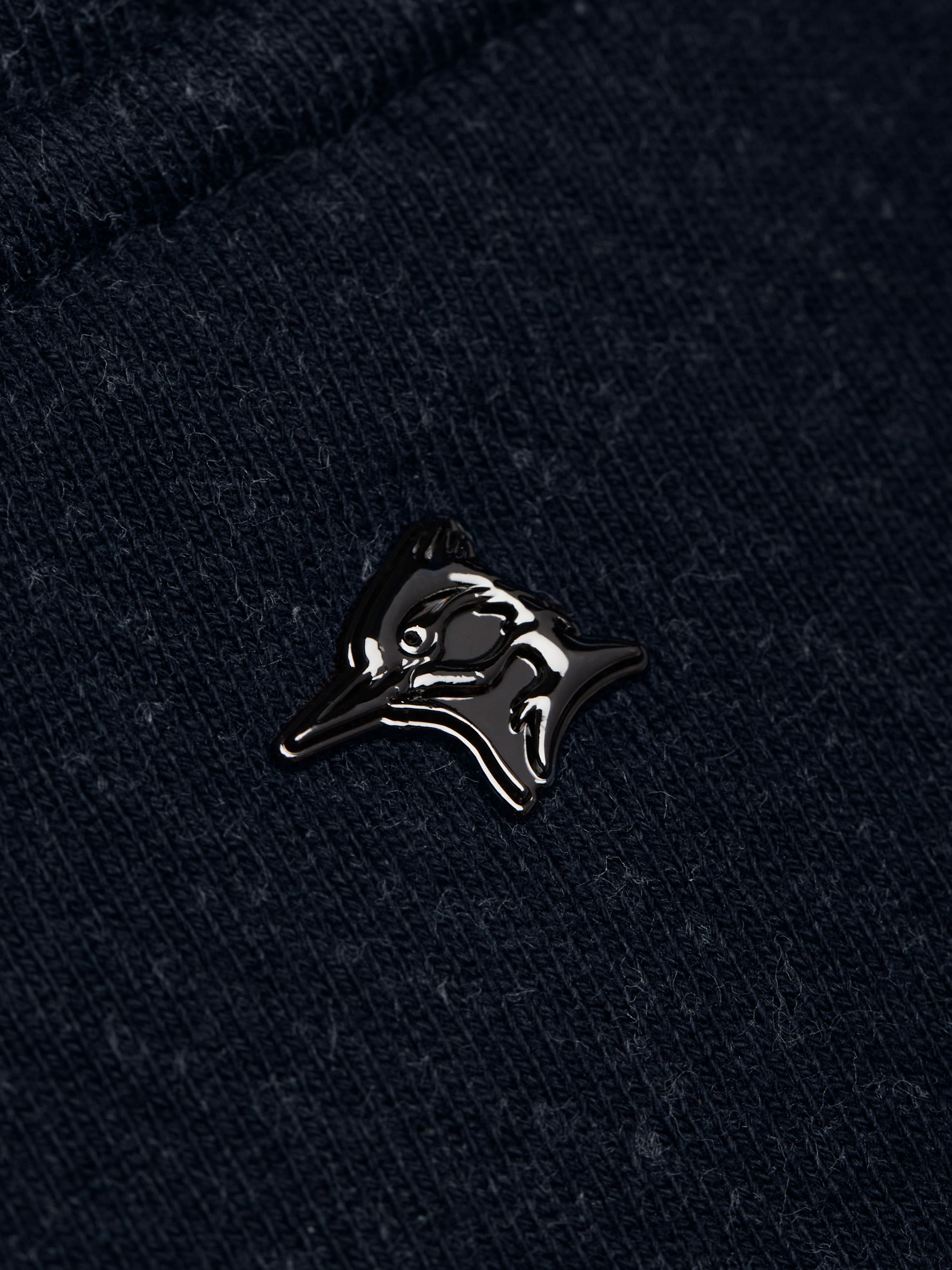 Fleece Oversized T-Shirt | Dark Navy