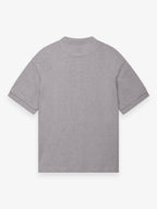 Fleece Oversized T-Shirt | Light Grey Melange