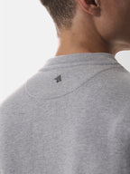 Fleece Oversized T-Shirt | Light Grey Melange