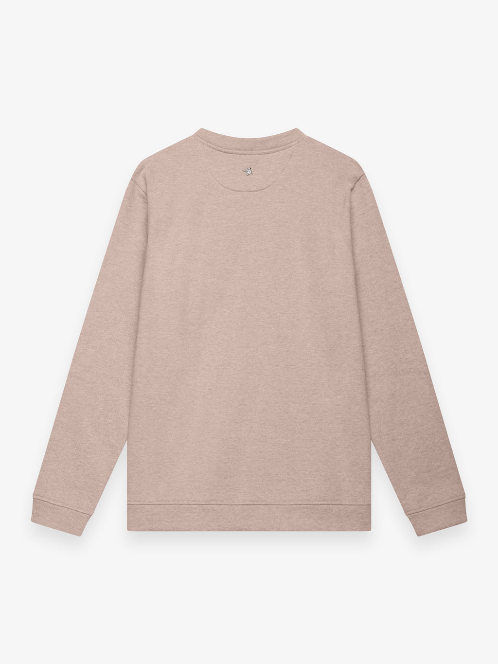 Fleece Sweater L/S | Light Taupe Melange