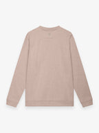 Fleece Sweater L/S | Light Taupe Melange