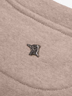 Fleece Sweater L/S | Light Taupe Melange