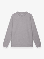 Fleece Sweater L/S | Light Grey Melange