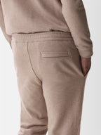 Fleece Sport Trousers | Light Taupe Melange