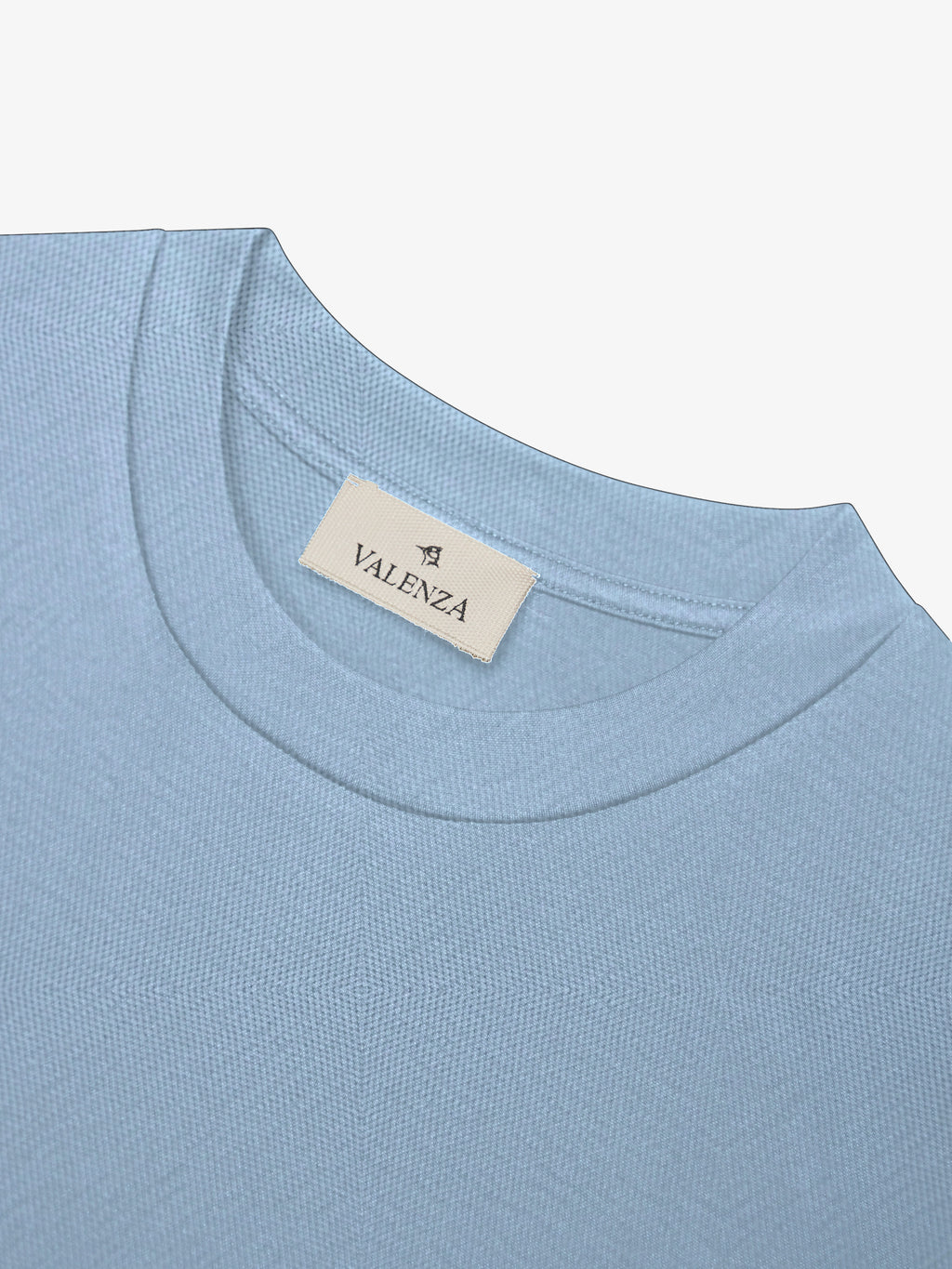 Single Jersey Supima T-Shirt | Light Blue Melange