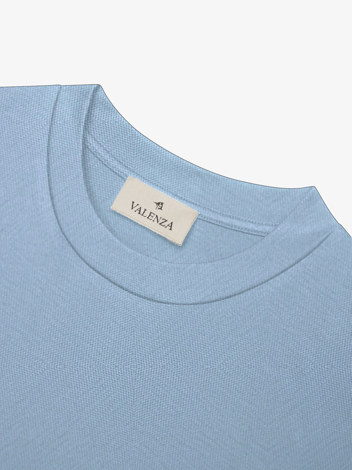 Single Jersey Supima T-Shirt | Light Blue Melange
