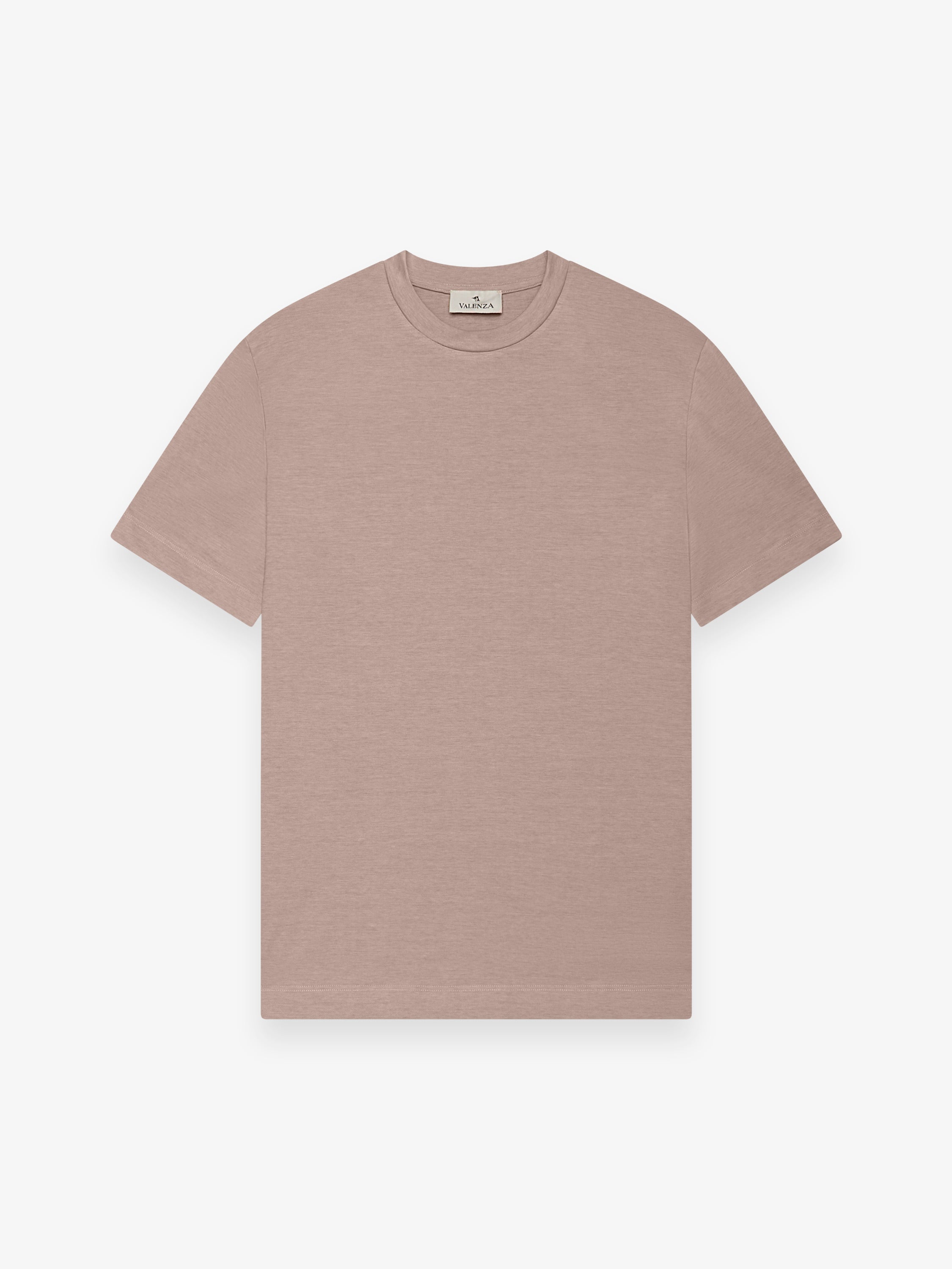 Single Jersey Supima T-Shirt | Light Taupe Melange