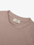 Single Jersey Supima T-Shirt | Light Taupe Melange