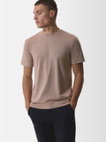 Single Jersey Supima T-Shirt | Light Taupe Melange