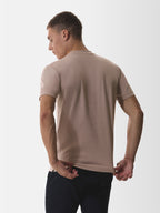 Single Jersey Supima T-Shirt | Light Taupe Melange