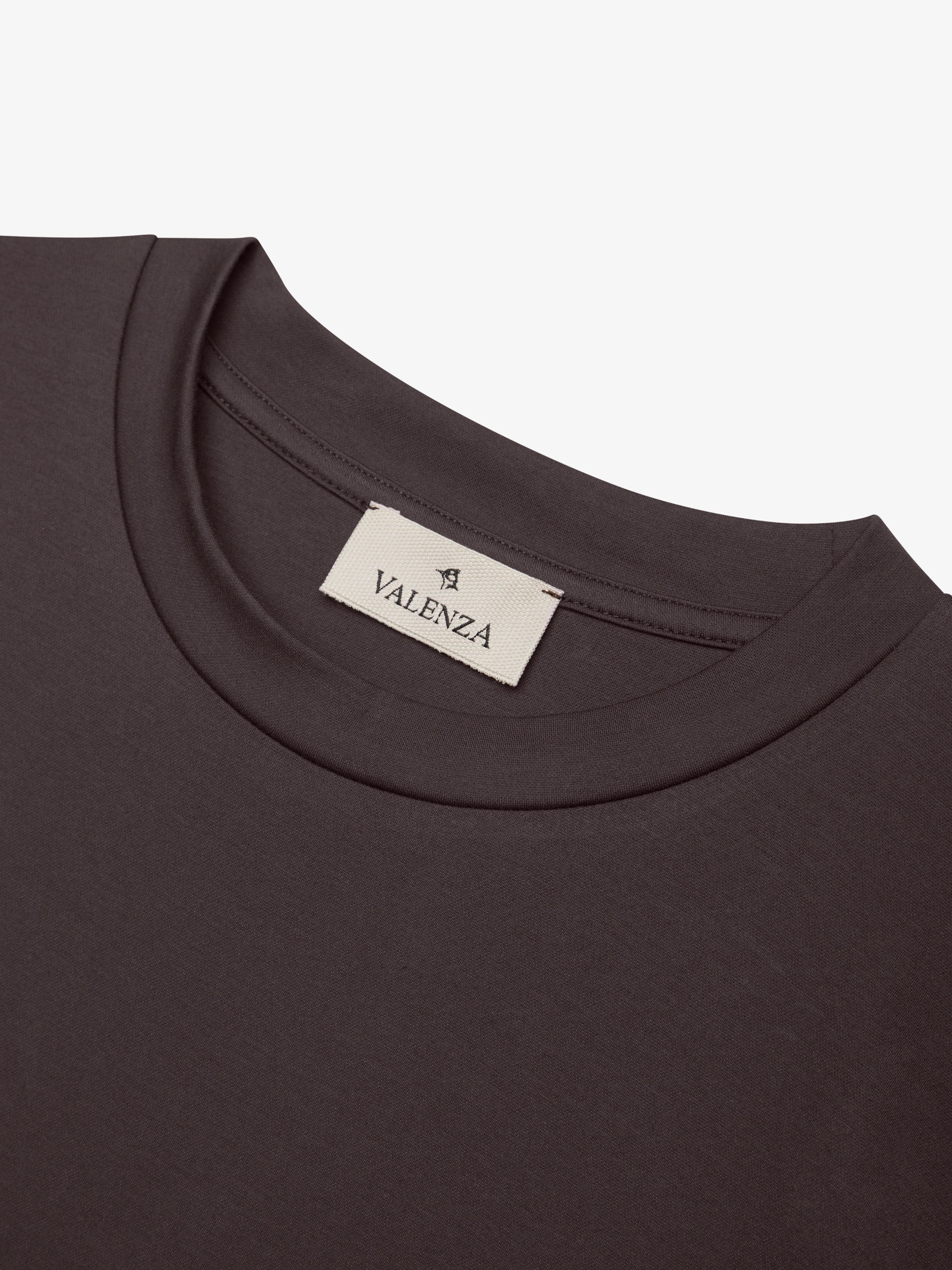 Single Jersey Supima T-Shirt | Dark Brown