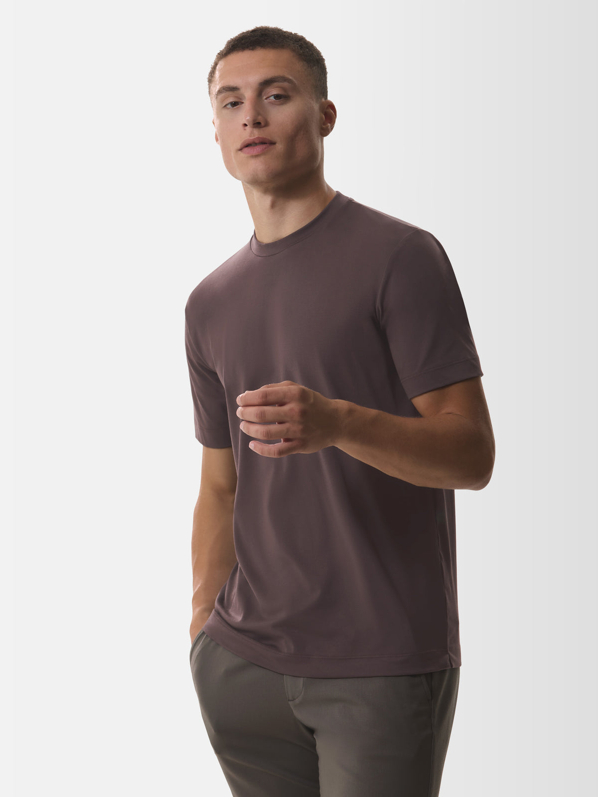 Single Jersey Supima T-Shirt | Dark Brown