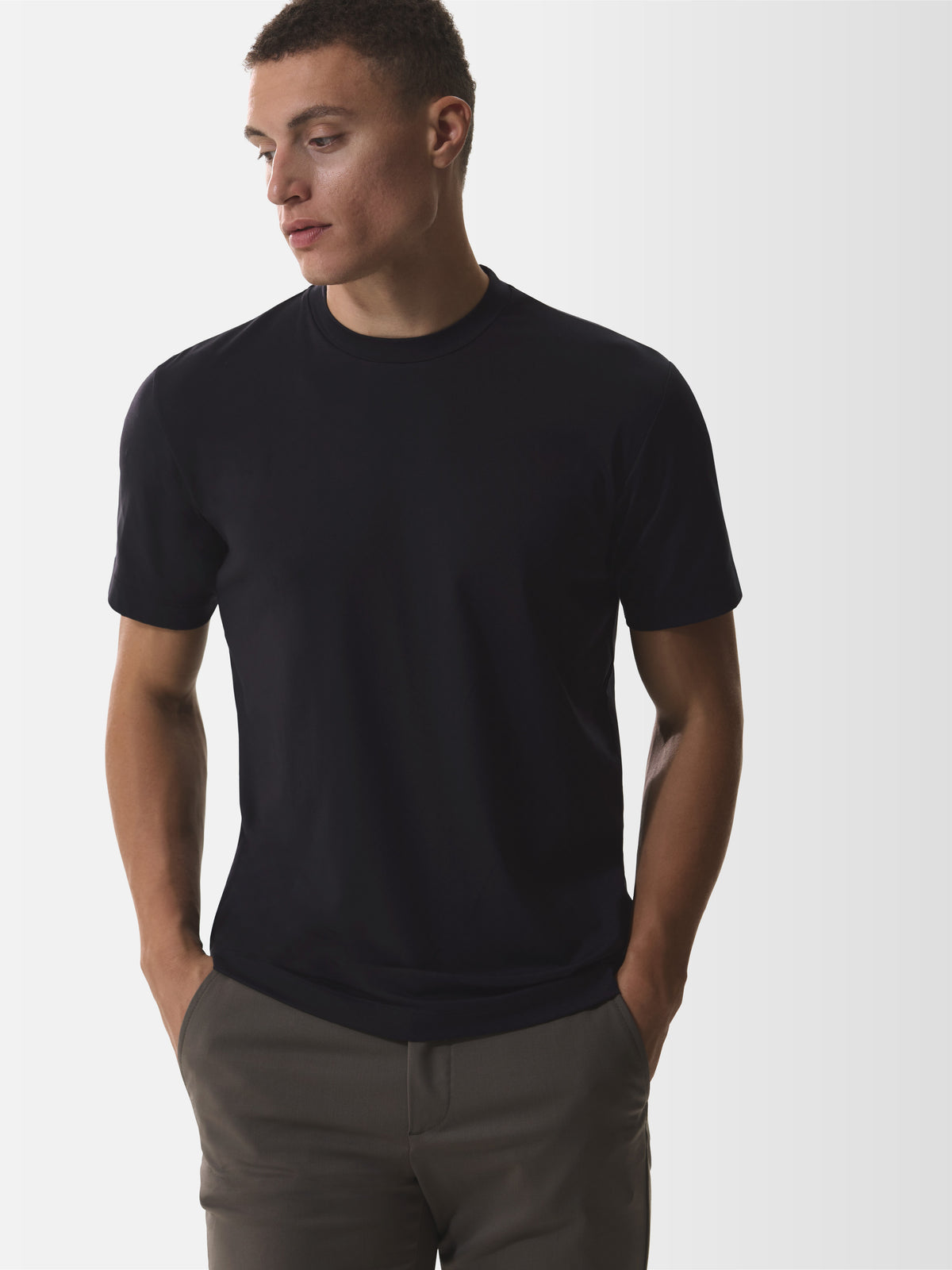 Single Jersey Supima T-Shirt | Black