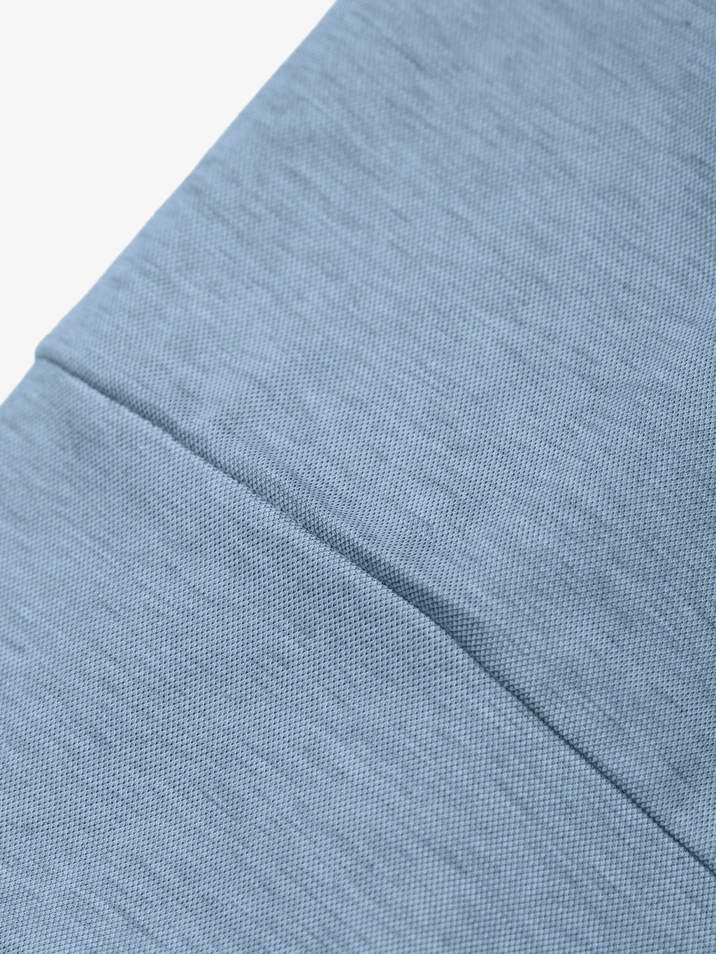 Single Jersey Supima Cuffed T-Shirt | Light Blue Melange