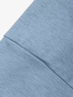 Single Jersey Supima Cuffed T-Shirt | Light Blue Melange