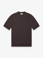 Single Jersey Supima Cuffed T-Shirt | Dark Brown