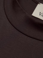 Single Jersey Supima Cuffed T-Shirt | Dark Brown