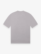 Single Jersey Supima Cuffed T-Shirt | Light Grey Melange