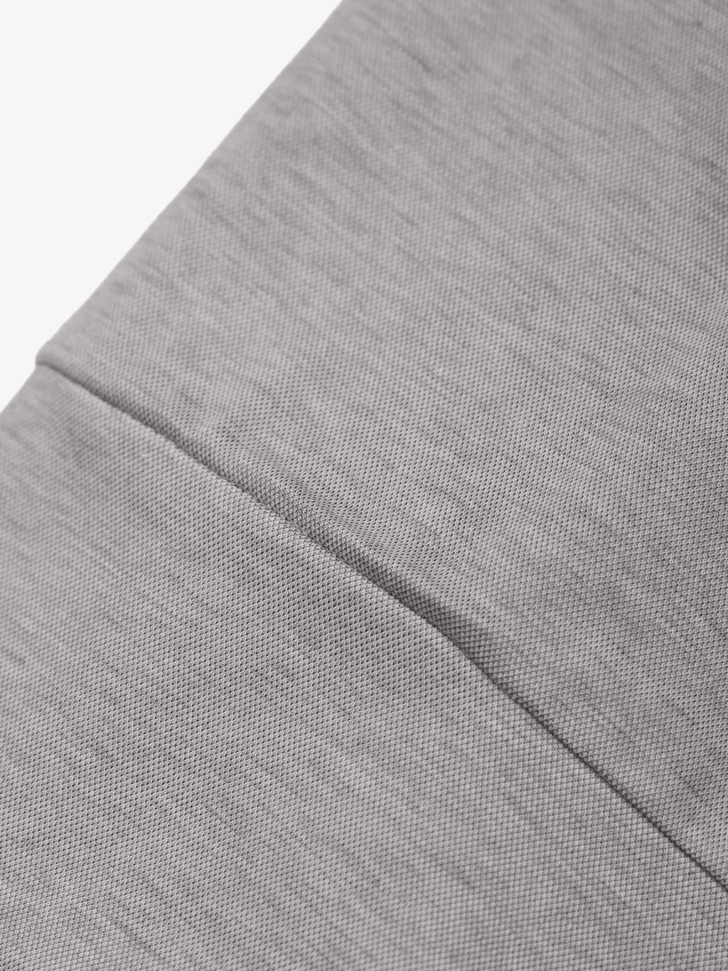 Single Jersey Supima Cuffed T-Shirt | Light Grey Melange