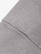 Single Jersey Supima Cuffed T-Shirt | Light Grey Melange