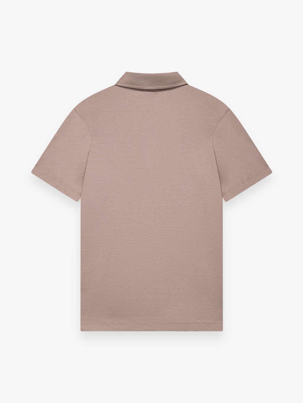 Single Jersey Supima Polo Schiller S/S | Light Taupe Melange
