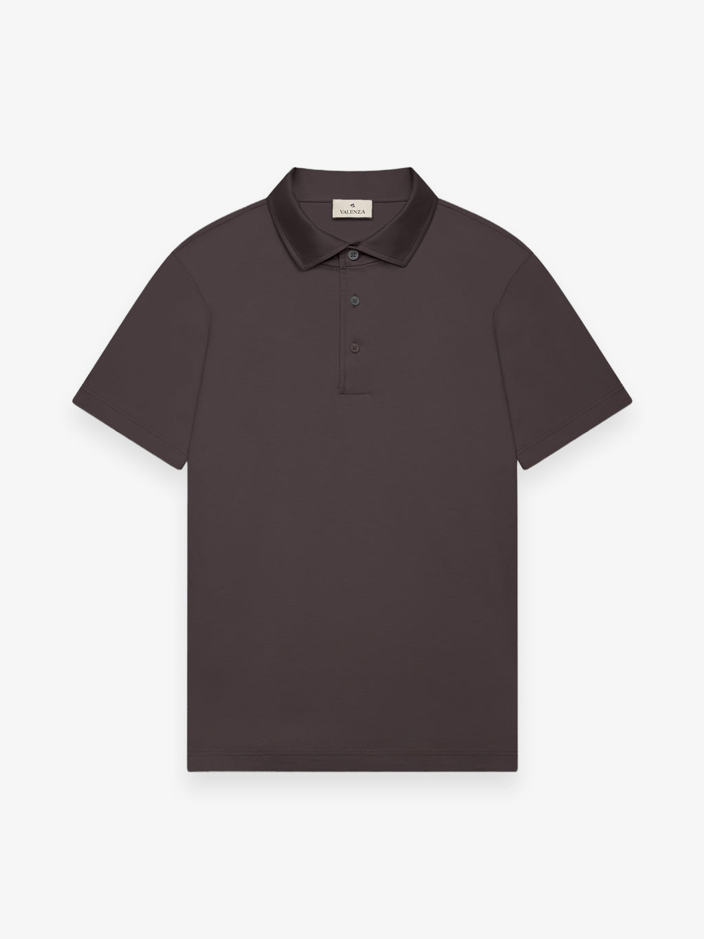 Single Jersey Supima Polo Schiller S/S | Dark Brown