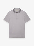 Single Jersey Supima Polo Schiller S/S | Light Grey Melange