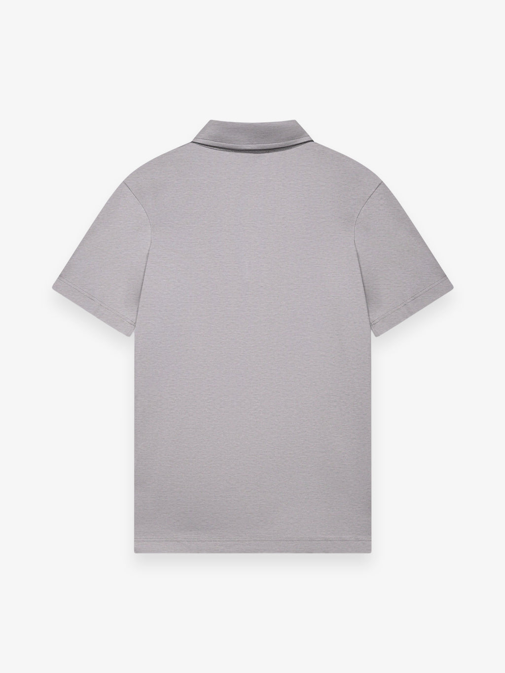 Single Jersey Supima Polo Schiller S/S | Light Grey Melange