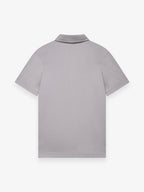 Single Jersey Supima Polo Schiller S/S | Light Grey Melange