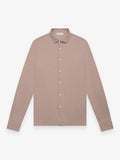 Single Jersey Supima Shirt L/S | Light Taupe Melange