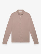 Single Jersey Supima Shirt L/S | Light Taupe Melange