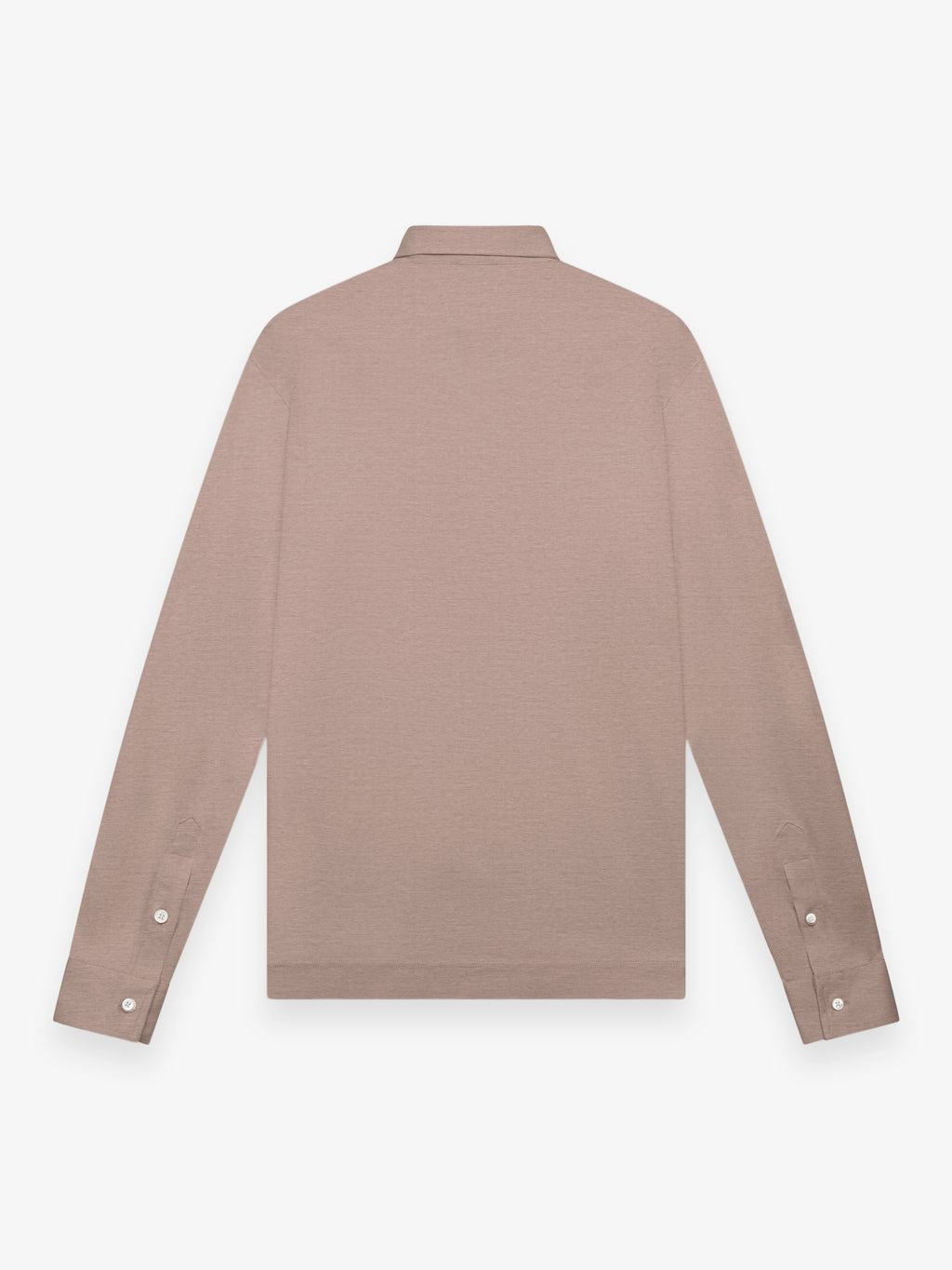 Single Jersey Supima Shirt L/S | Light Taupe Melange