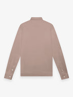Single Jersey Supima Shirt L/S | Light Taupe Melange