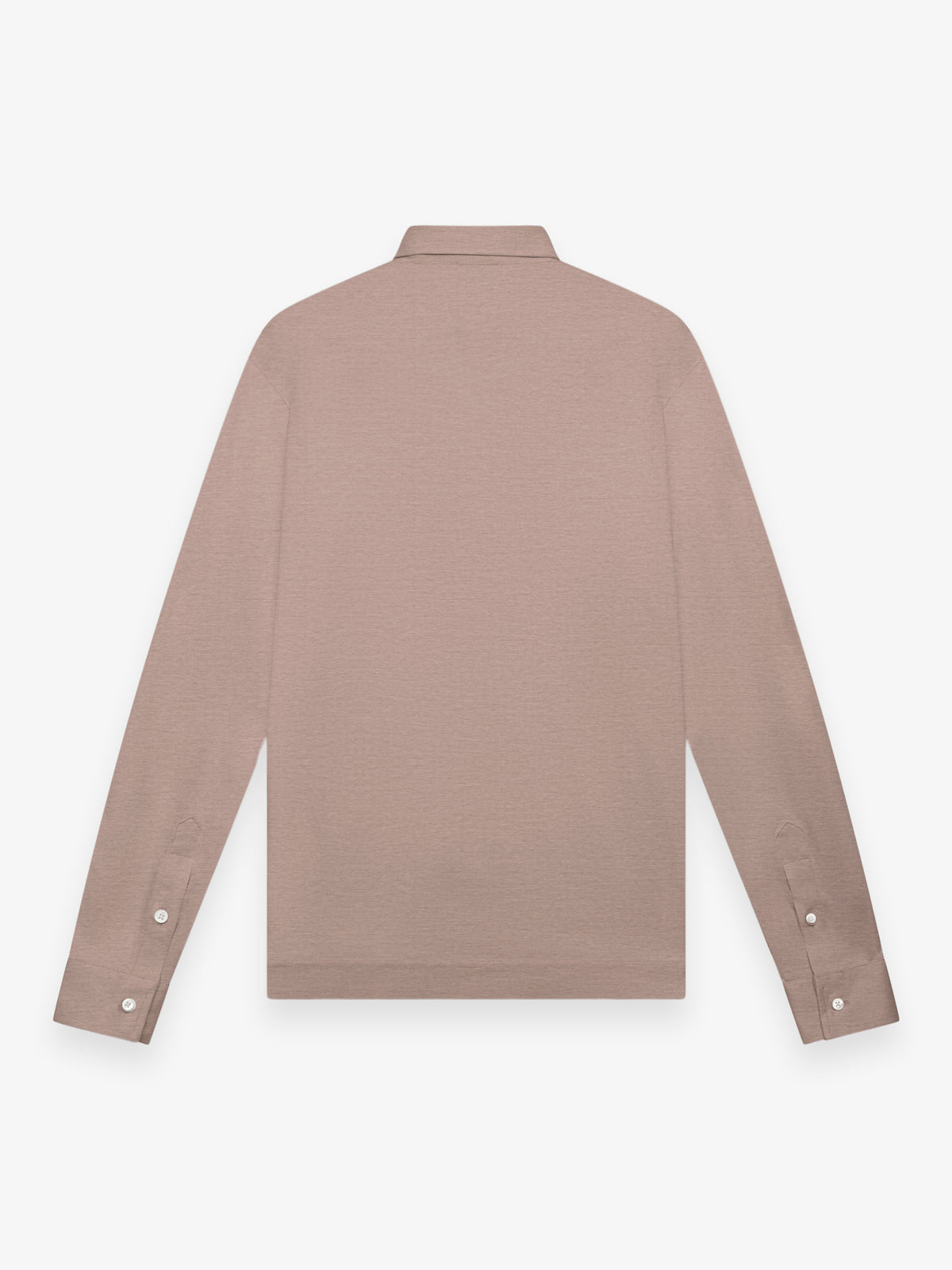 Single Jersey Supima Shirt L/S | Light Taupe Melange