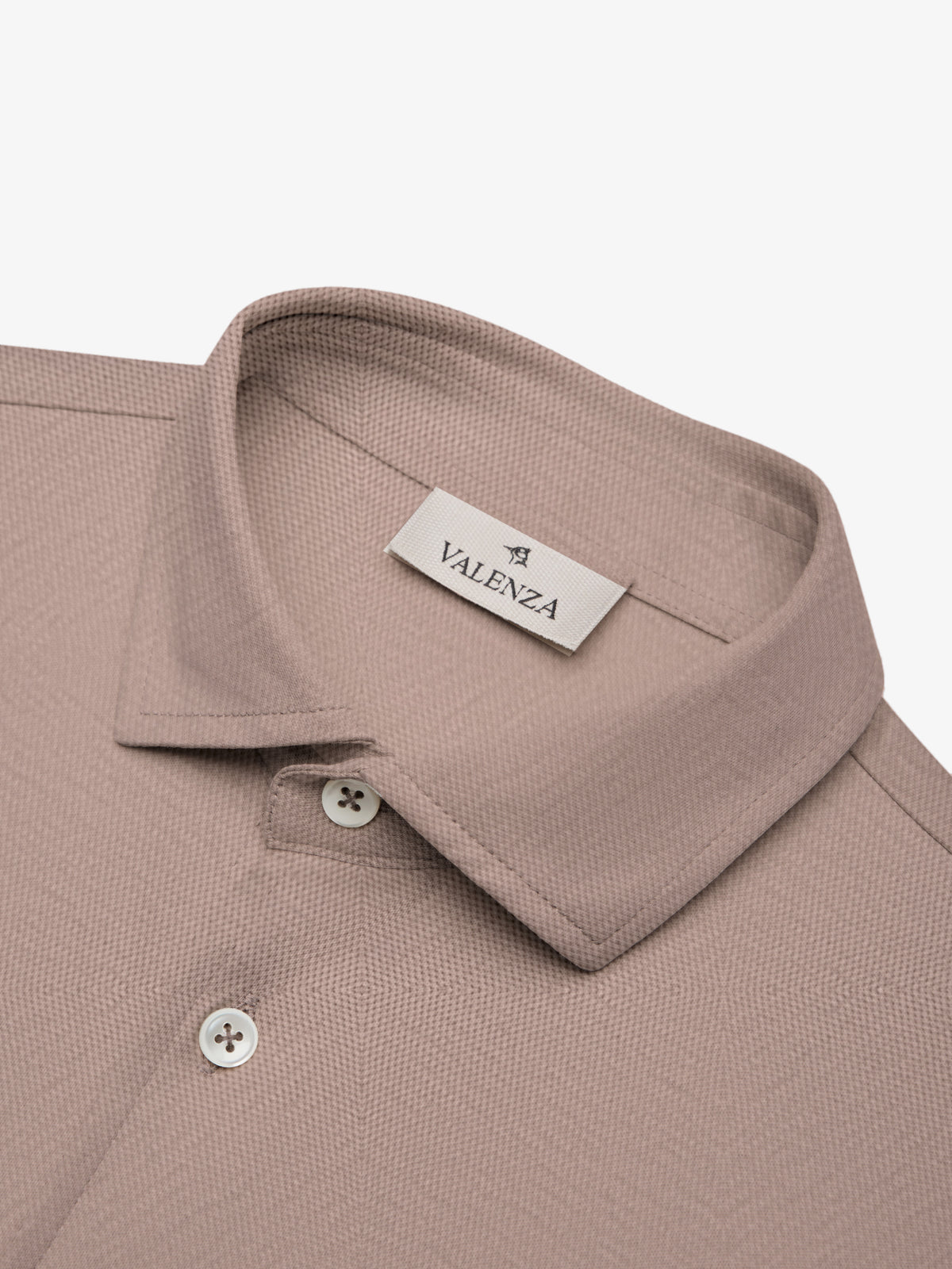 Single Jersey Supima Shirt L/S | Light Taupe Melange
