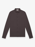 Single Jersey Supima Shirt L/S | Dark Brown