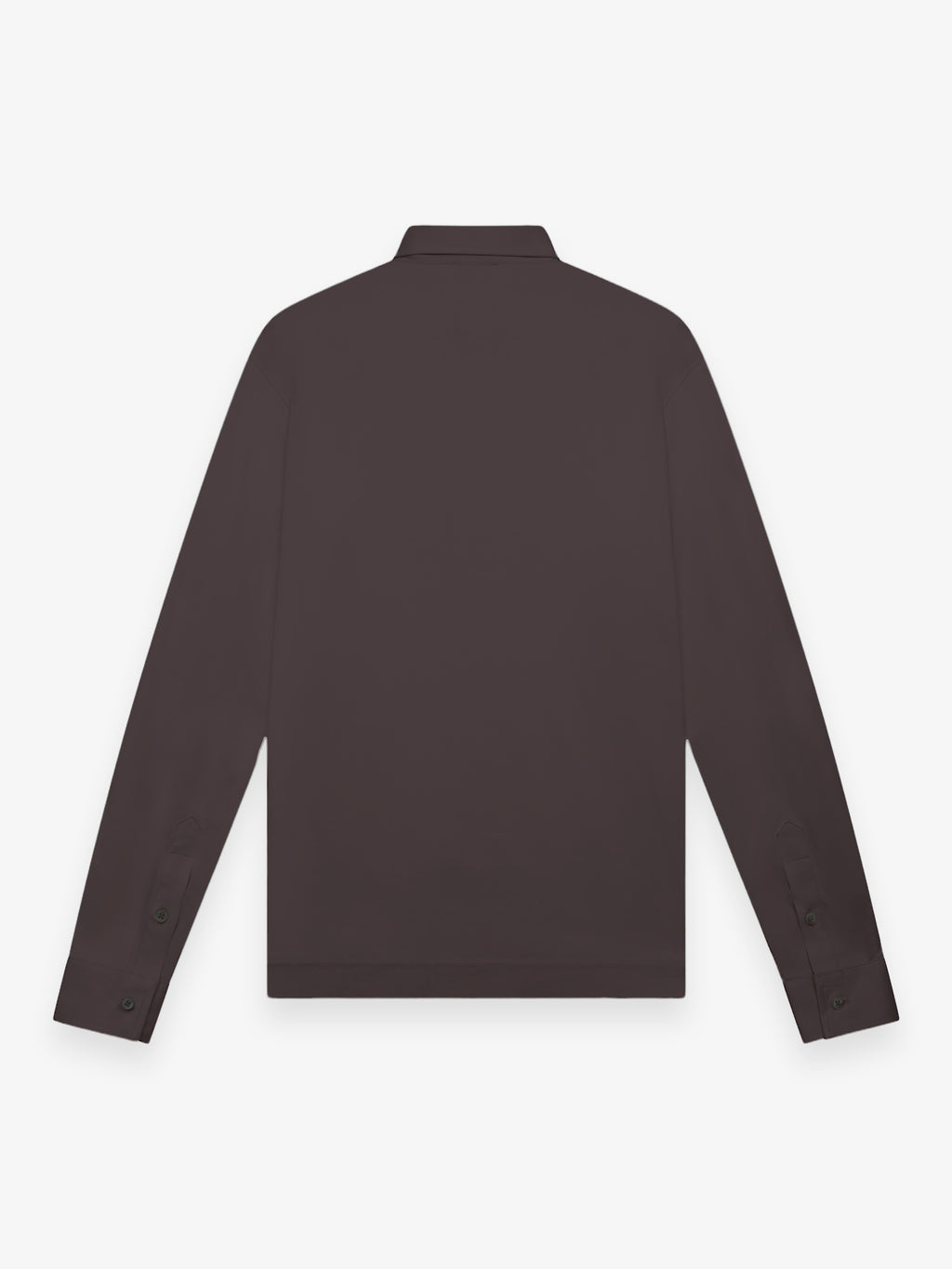 Single Jersey Supima Shirt L/S | Dark Brown