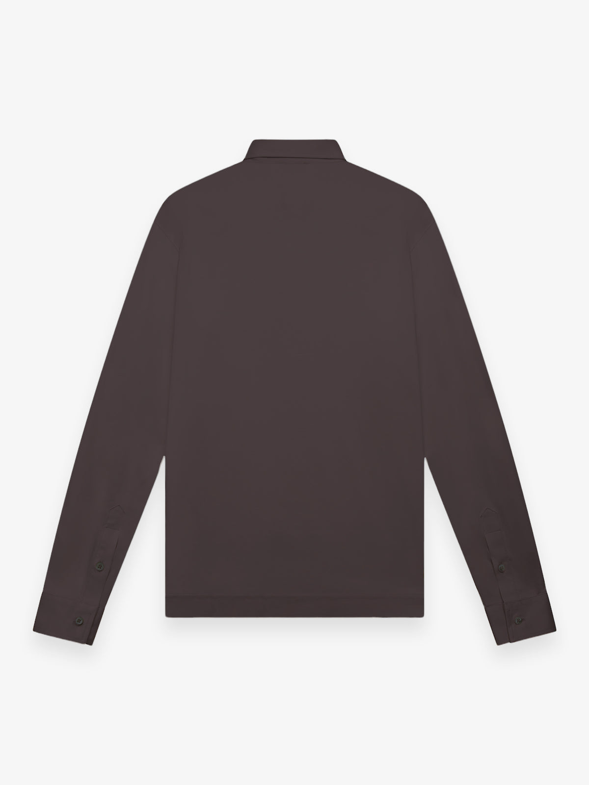 Single Jersey Supima Shirt L/S | Dark Brown