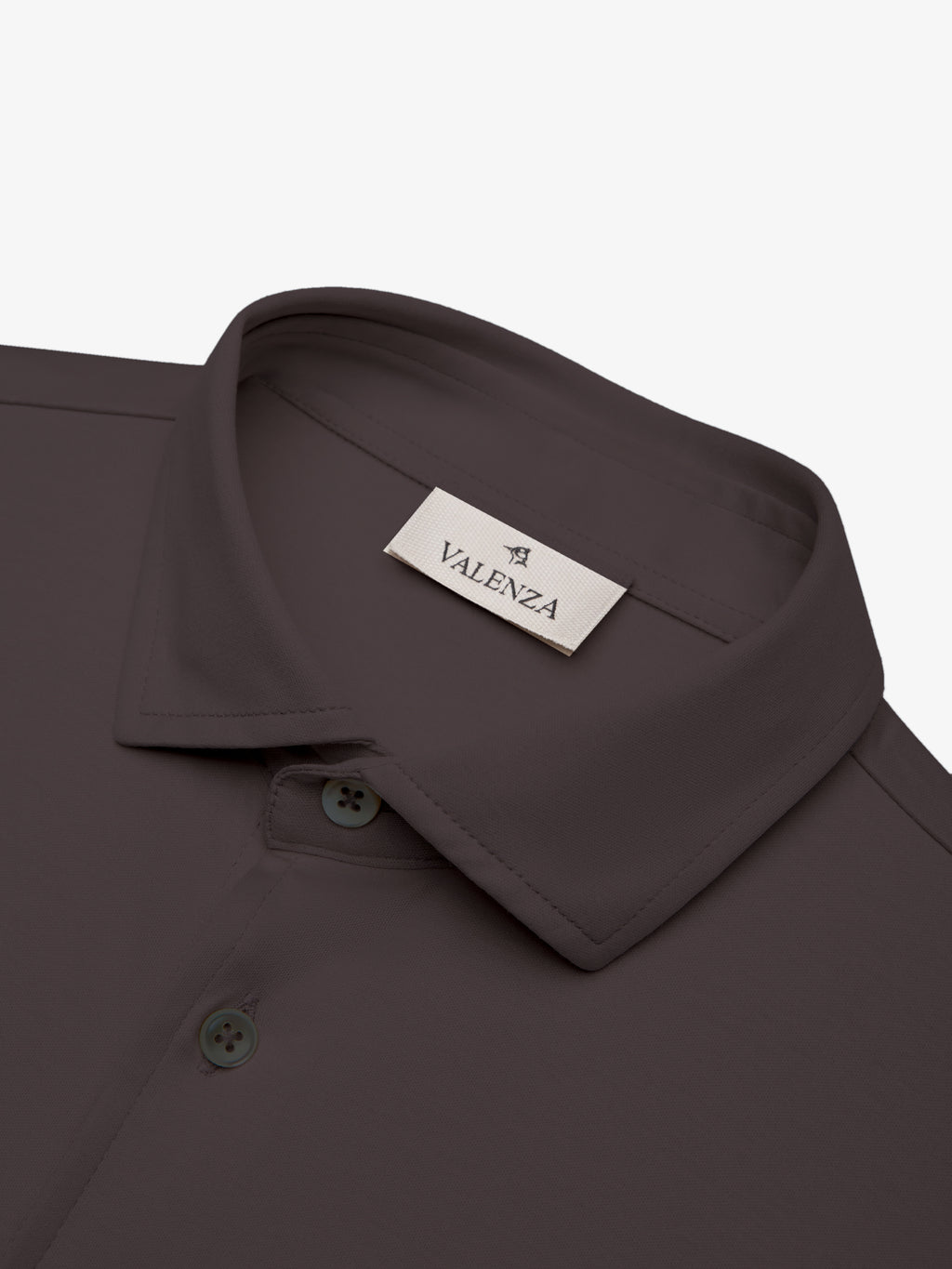 Single Jersey Supima Shirt L/S | Dark Brown