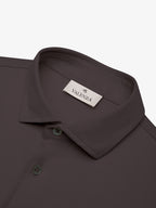 Single Jersey Supima Shirt L/S | Dark Brown