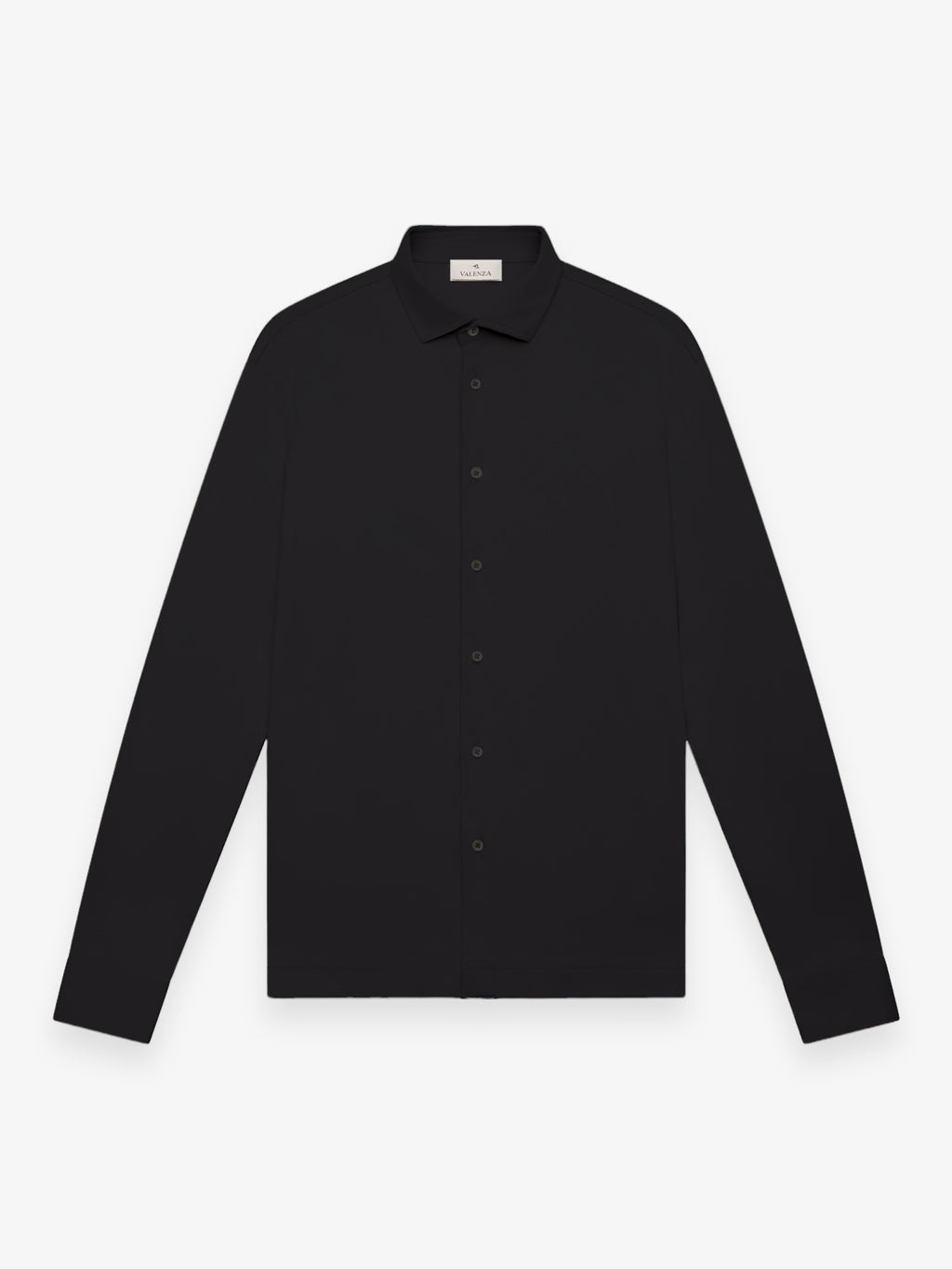 Single Jersey Supima Shirt L/S | Black